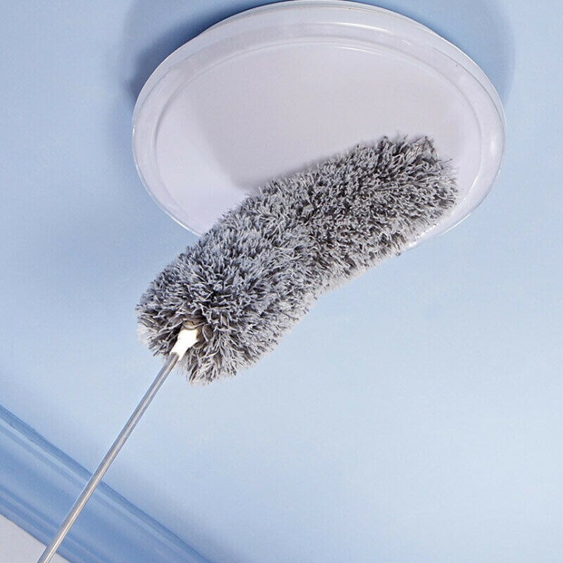 Extendable Microfiber Telescopic Handle Duster Dust Cleaner Flexible Home Cleaning Brush JS23