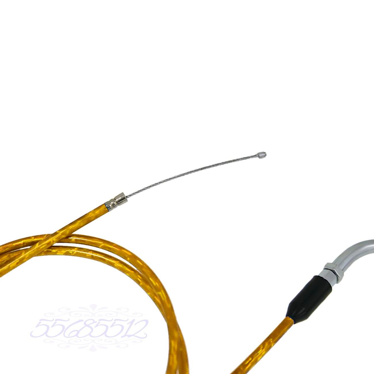 Yellow 130cm Throttle Line Fit 49cc 60cc 66cc 80cc Motorized Bicycle