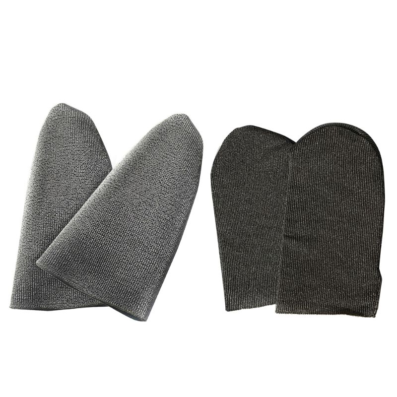 1 par svedsikker fiberfingercover åndbar gaming fingerhandsker spil sleeve 28te