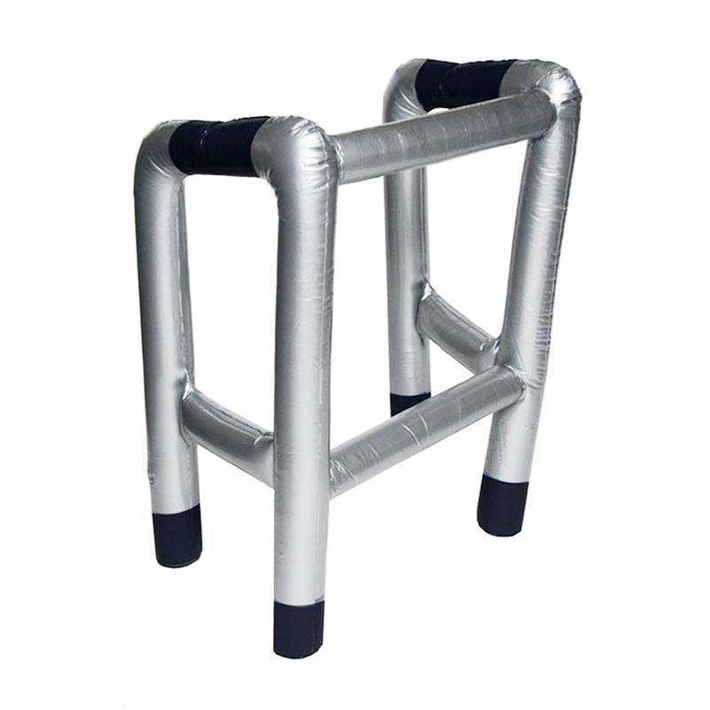 Inflatable Zimmer Frame Walking Stick Dress Up Funny Novelty Blow Up Prop Toy Accessory Inflatable Toys: B