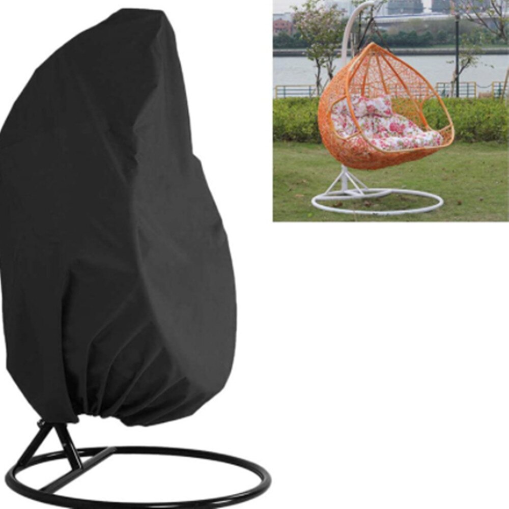 Altalena per esterni sedia sospesa guscio d&#39;uovo copertura antipolvere protezione UV in poliestere copertura universale copertura antipolvere impermeabile da giardino