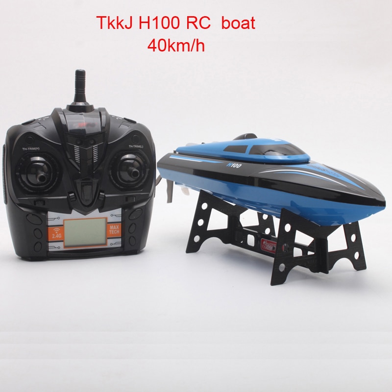 Skytech H100 2.4 GHz 4 canaux télécommande bateau chavage automatique, électrique jouet bateau, simulation modèle RC jouets