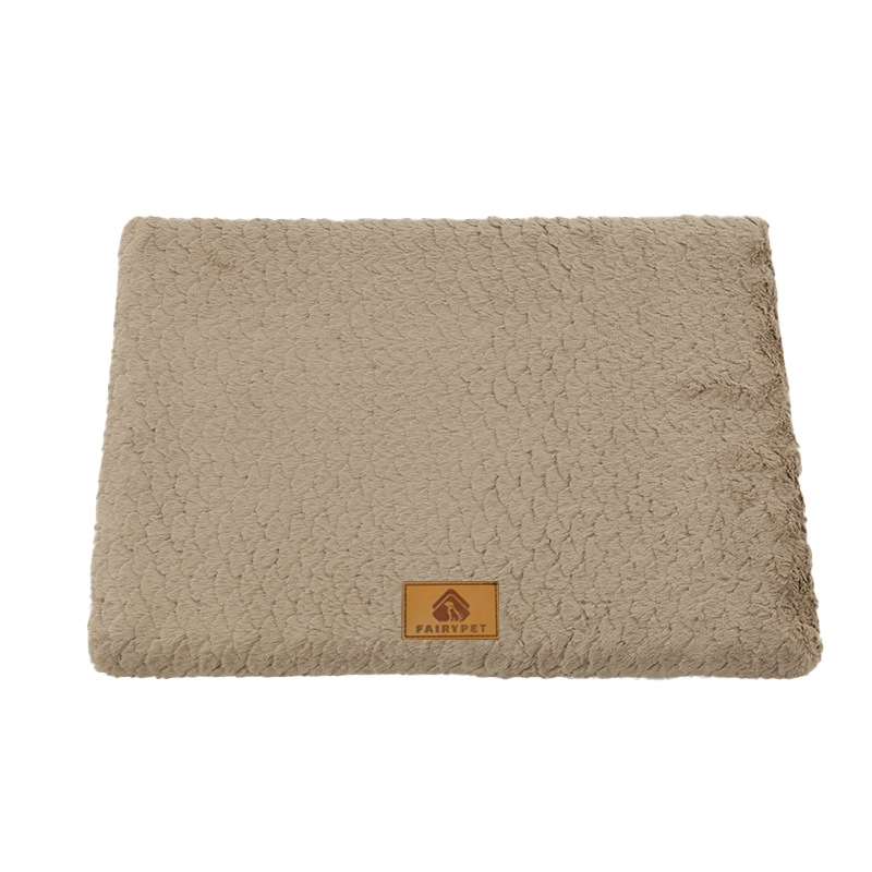 Alfombrilla para perro, cojín para cachorro grande, resistente al desgaste, impermeable, casa, cama mediana y grande, acolchado para perro, accesorios, suministros, alfombra para sofá: M / Té marrón