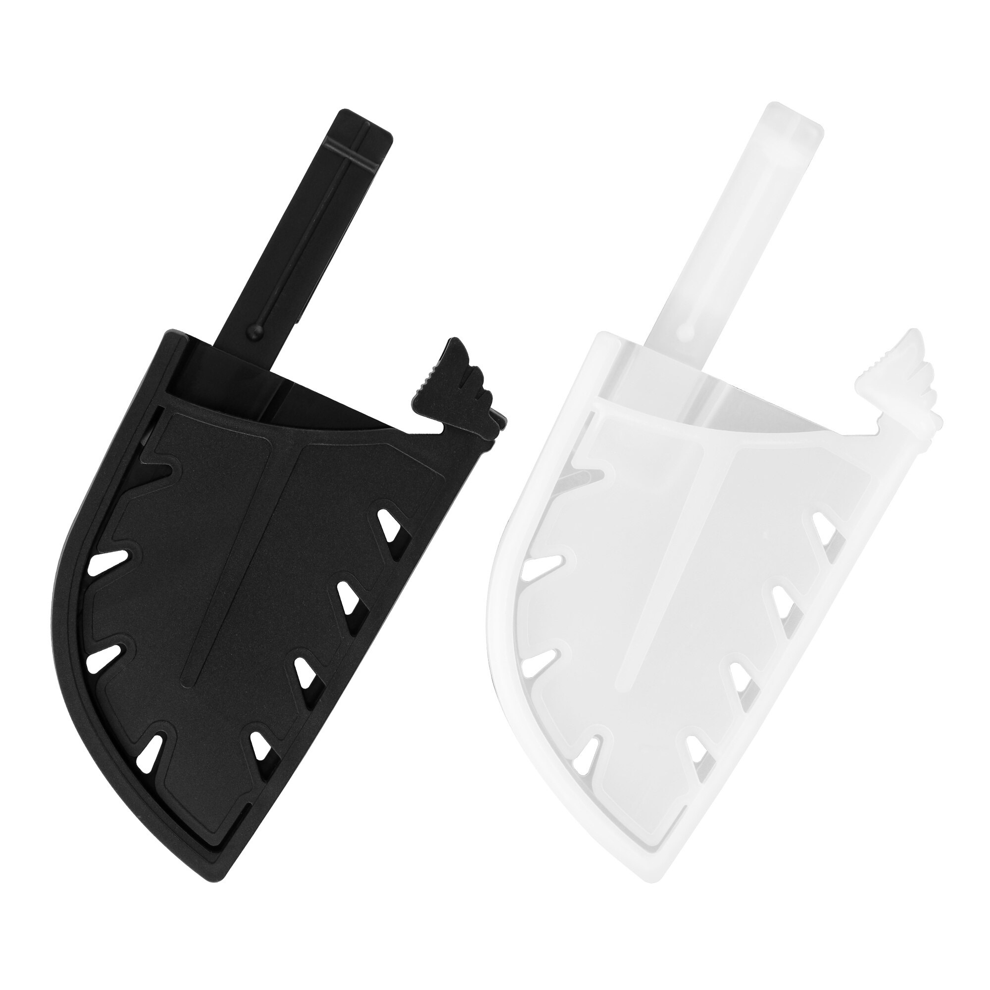 Knife Scabbard Plastic White Black Knives Sheath Case Belt Loop Butcher Knife Cover Edge Protection Case Knife Sleeve Tools DIY