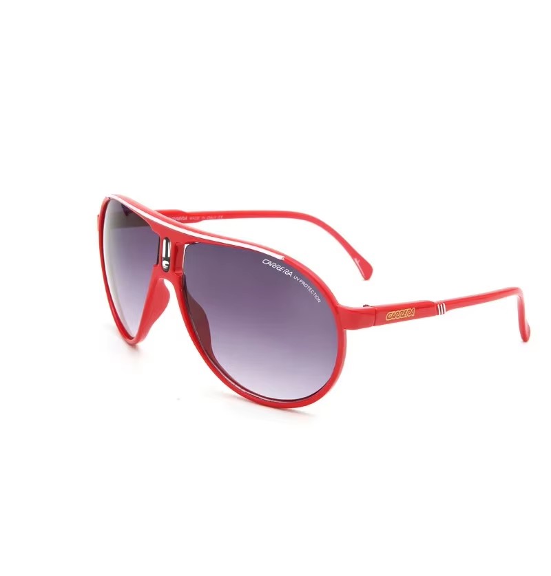 Retro Sunglasses Outdoor Sports Ultralight Glasses UV400: black / Red