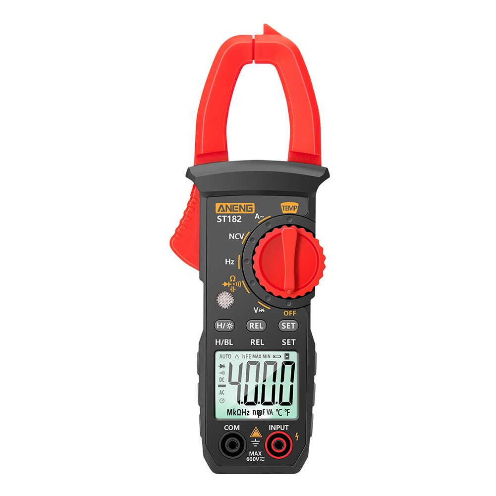 Resistance Current Voltage Measuring Tools Digital Multimeter Capacitance Clamp Meter LCD Display Automatic Range Multifunction
