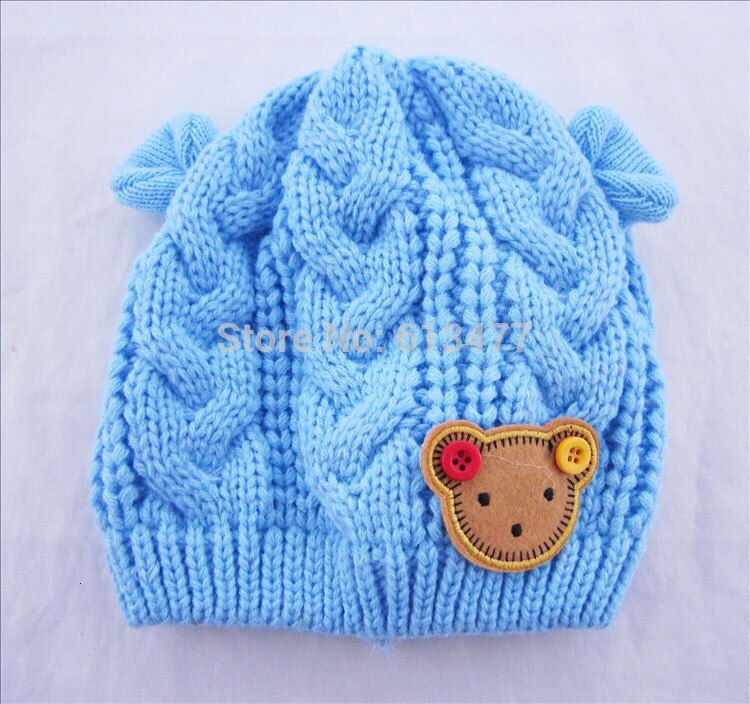 Inverno Manter aquecido malha chapéus para o menino/menina/kits de chapéus, lenços, bug/abelha infantes tampas beanine para chilld 2 pçs/lote MC02