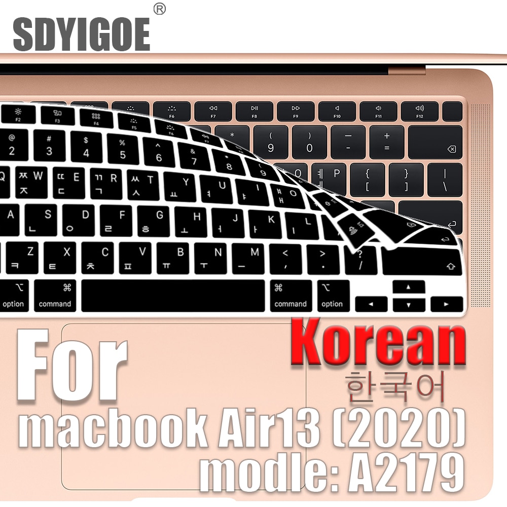 Koreaanse Laptop Toetsenbord Cover Voor Air13 Toetsenbord Case A2179 Beschermende Film 13 Inch Form Macbook Siliconen Toetsenbord Cover