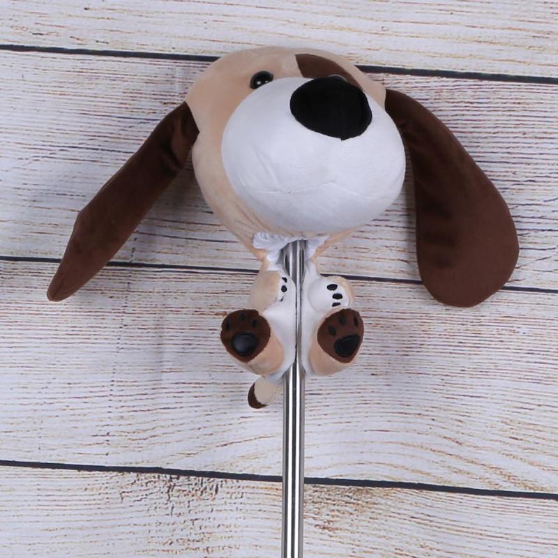 Soft Fleece Golf Putter Protective Cute Cartoon Puppy Dog Golf Club Head Covers Protector for 460CC No.1 Drive Golf Accessories