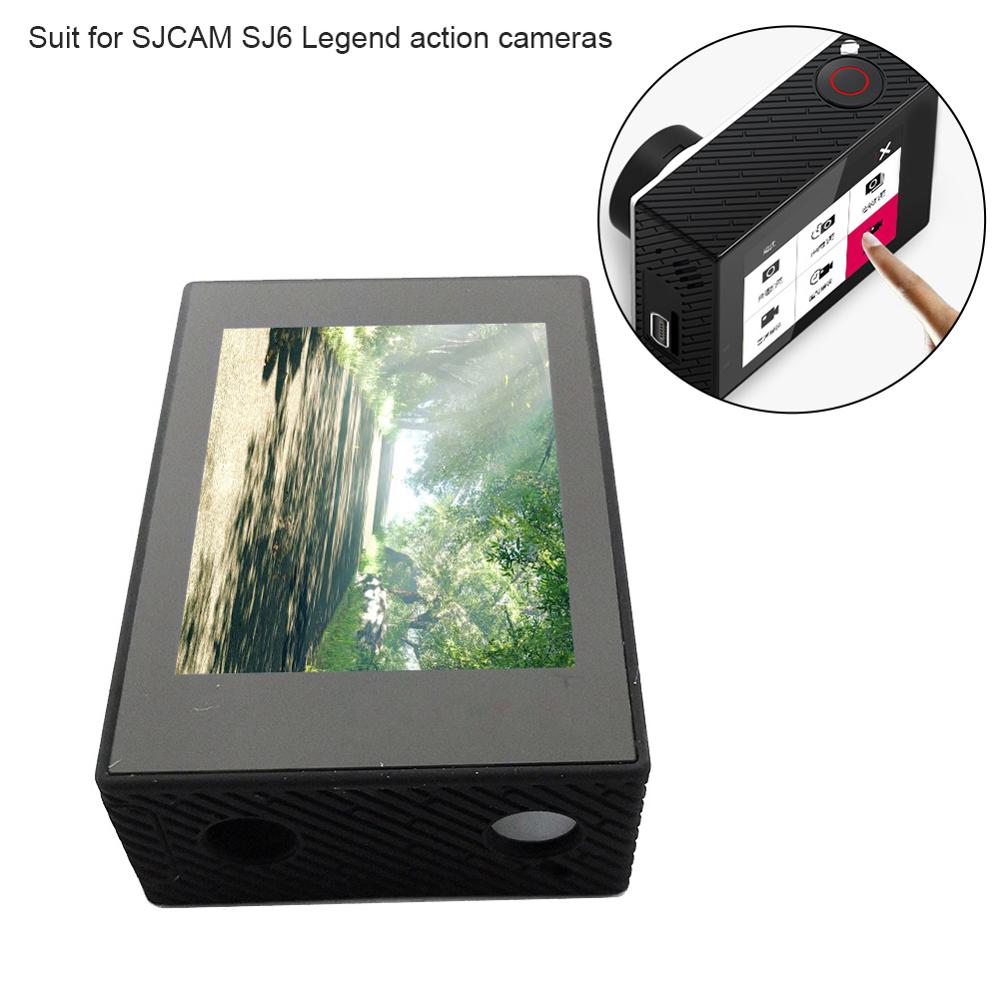 Remplacement d'écran d'affichage à cristaux liquides de 2.0 pouces avec des accessoires de boîtier de support pour la caméra de sport d'action de légende de SJCAM SJ6