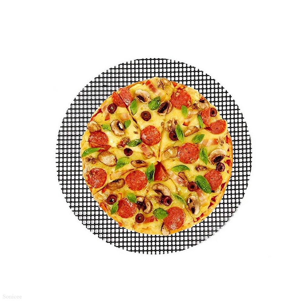 Ronde Bbq Grill No-Stok Roestvrij Staal Gaas Netto Herbruikbare Hittebestendige Barbecue Koken Mat Pad Milieuvriendelijk 1