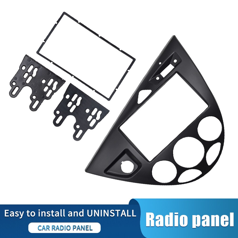 Car dashboard bezel 2din stereo DVD panel installation finishing kit suitable for Ford Focus / Carnival