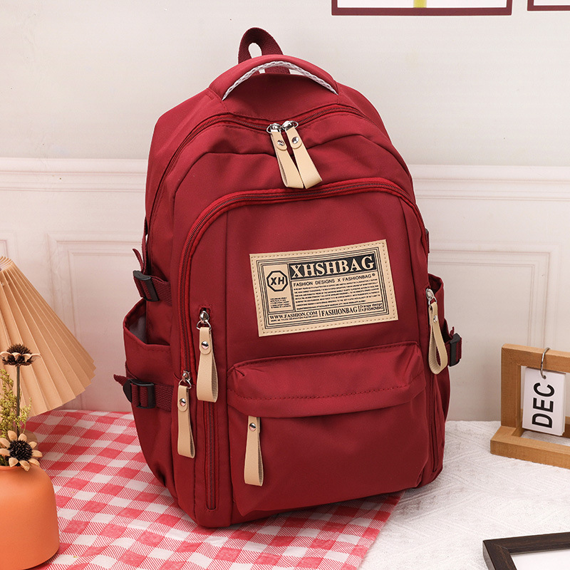 Einfacher Rucksack mit großer Kapazität, lässig, vielseitig, Junior-hoch-Schule-Hochschule-Studenten-Schultasche, Pendler-Reise-Computertasche
