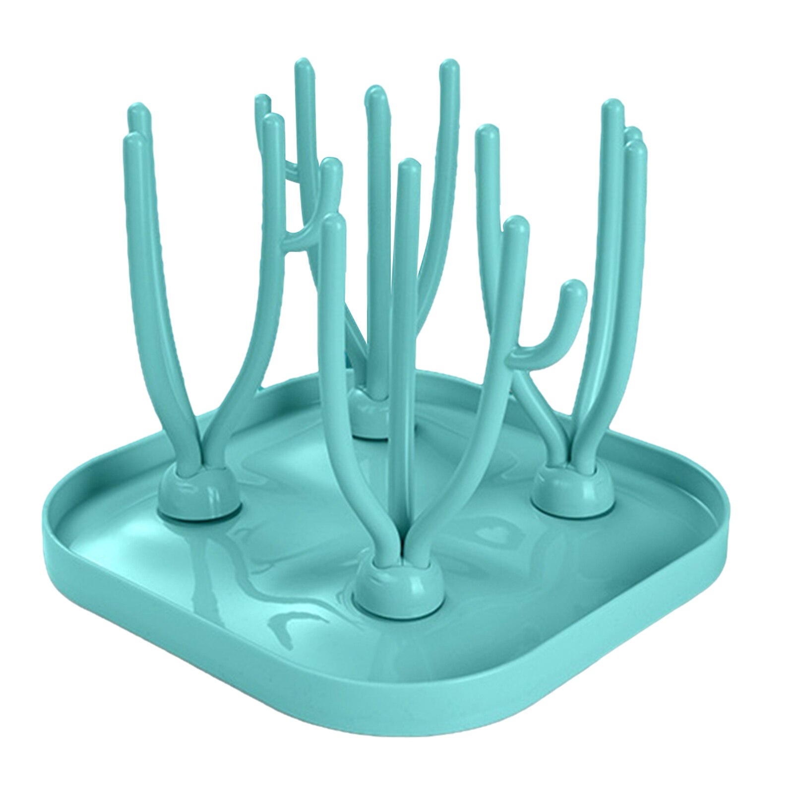 Baby Fles Droogrek Baby Fles Schoonmaken Droger Afdruiprek Opbergrek Boom Vorm Rack Voor Baby Flessen Verwijderbare: C