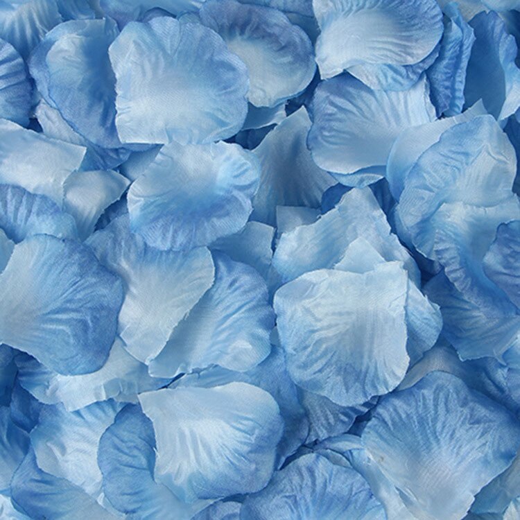MOLANS 500pcs 5*5cm Silk Imitation Rose Petals for Wedding Decoration Muti-color Fabric Flower for Proposal Arrangement Ornament: 27