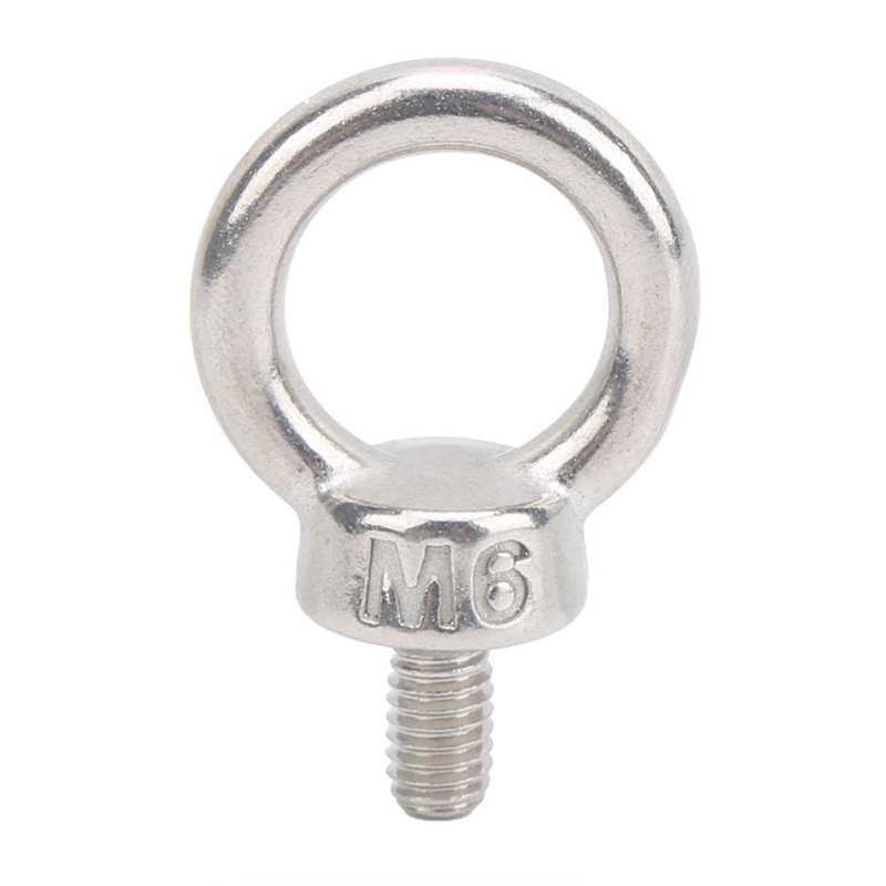 threaded inserts stainless steel insert for hardware repair tools M6 Lifting Eye Bolts Screw 304 Stainless Steel