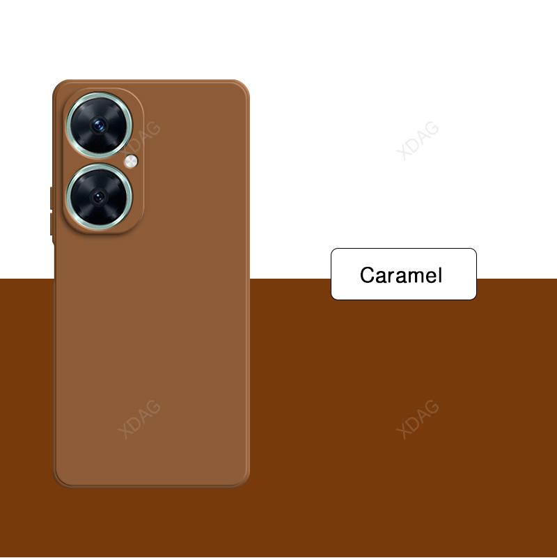 Capa de silicone líquido à prova de choque para huawei nova11i nova 11i MAO-LX9 MAO-LX9N original luxo alta qualidade macio quadrado capa traseira: BRANCO