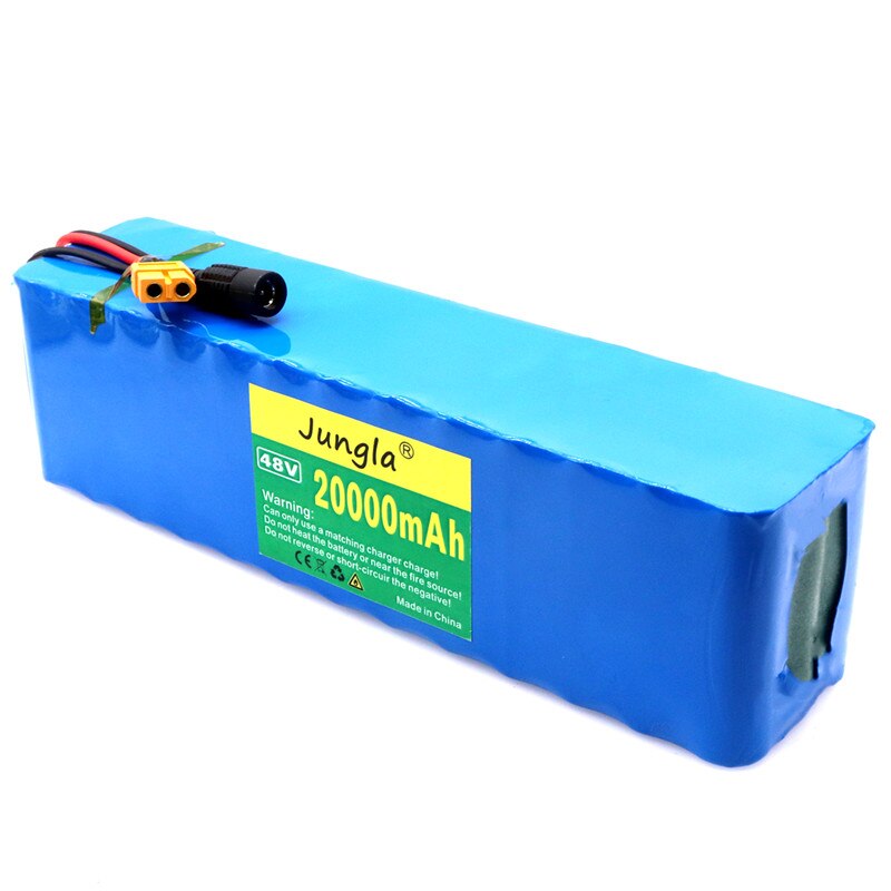 Batterie lithium-ion XT60, 48v, 20ah, 1000w, 13S3P, 20000mah, 54.6v, pour scooter électrique avec BMS