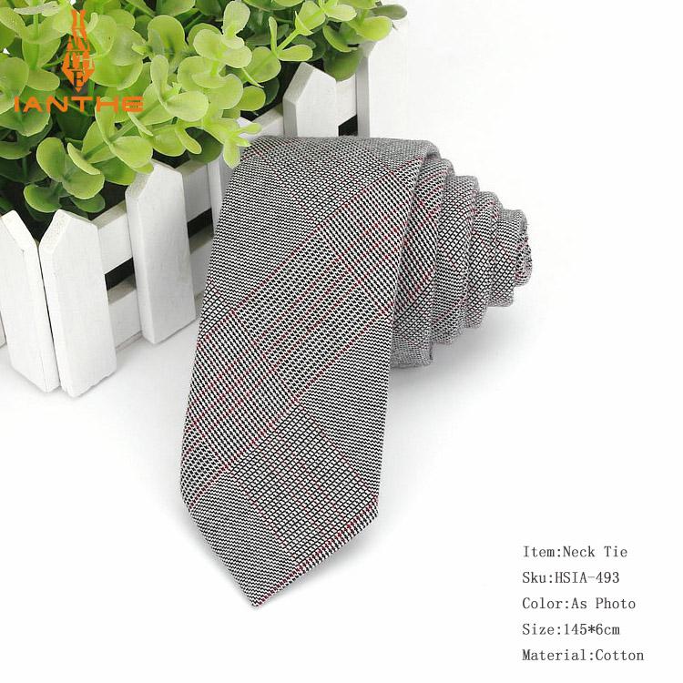 Moda męska diament sprawdź sztuczna tkanina z garnitur w paski chudy krawaty mężczyźni małe krawaty projektant krawat jednolity krawat: IA493