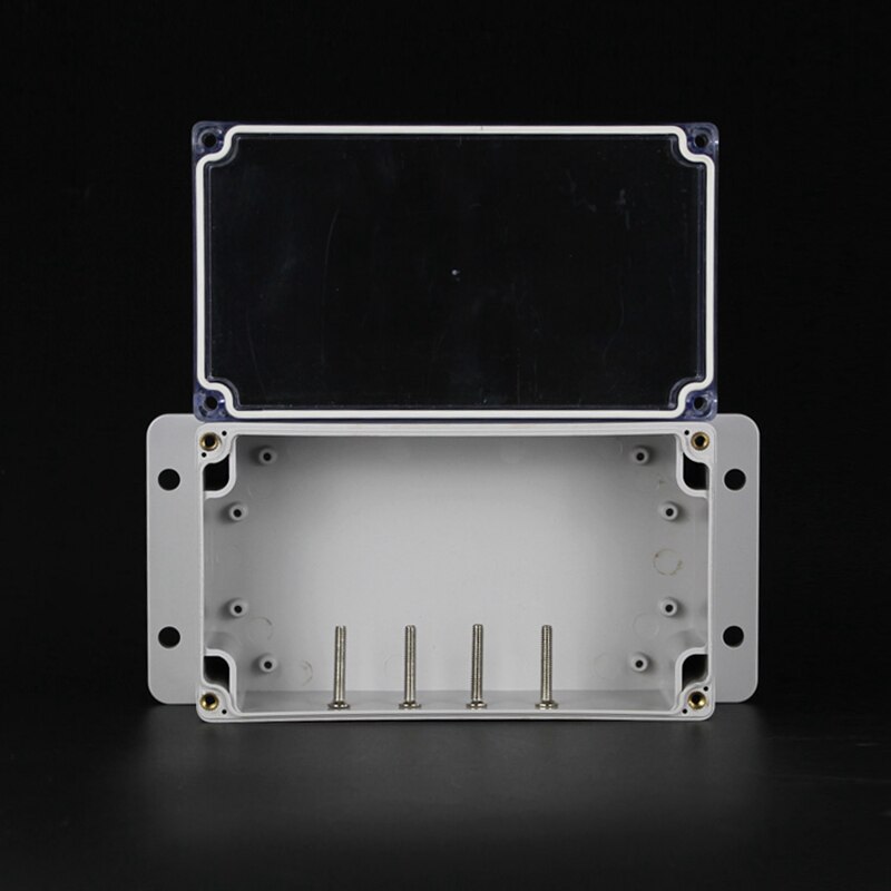 158x90x64mm ABS IP65 Waterproof Plastic Wire Junction Box With Mounted Distribution Clear Enclosure Transparent Project Case