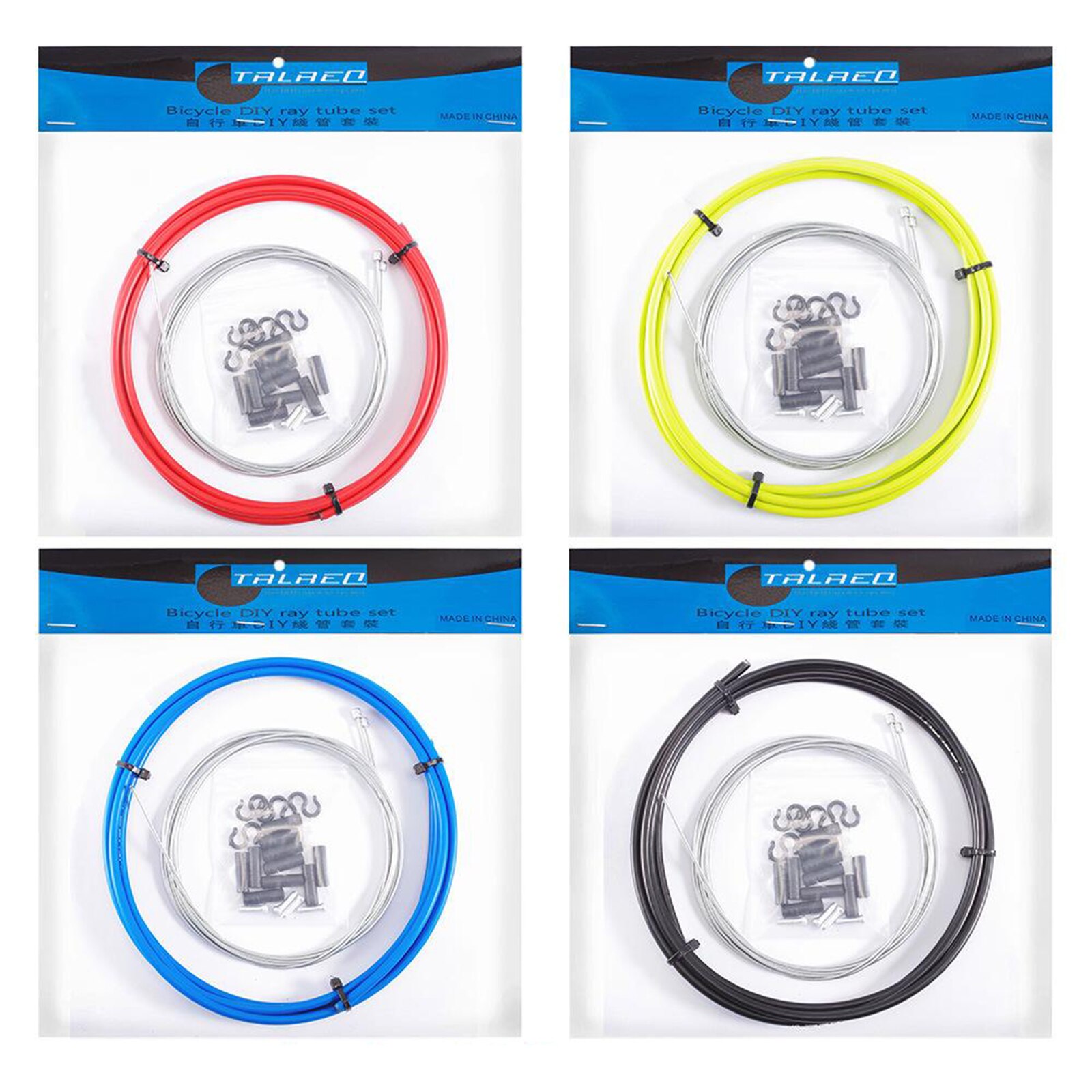 Universal Bike Bicycle Shift Cable and Housing Set, Basic Derailleur Cable Replacement Kit