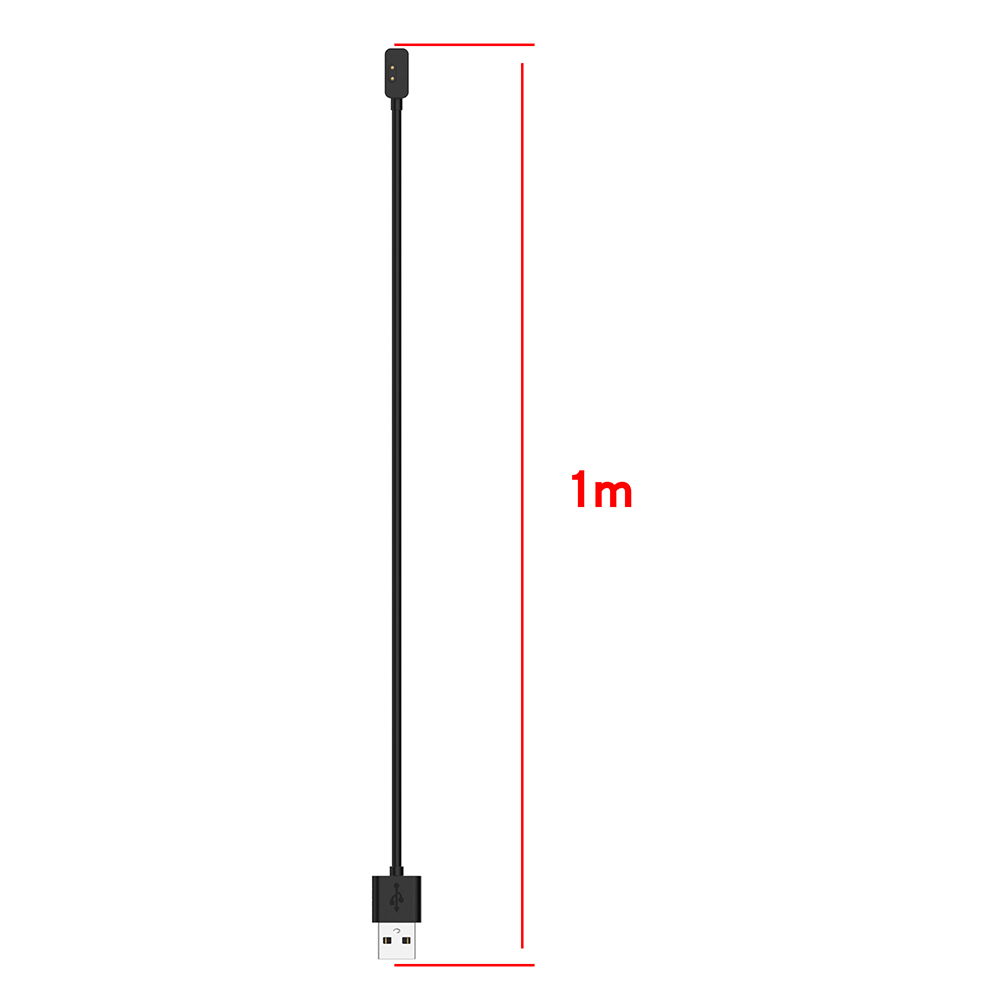 Cable de carga magnética para Xiaomi Redmi Smart Band Pro/Watch 2/Watch 2 Lite, cargador de Cable, fuente de alimentación, soporte de base: 100cm