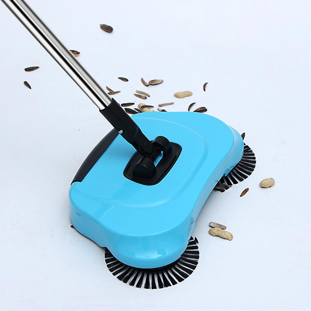 Stainless Steel Hand Push Broom Push Broom Magic Broom Integrated Machine Rotary Mop Dustpan Household Cleaning Tools: Default Title