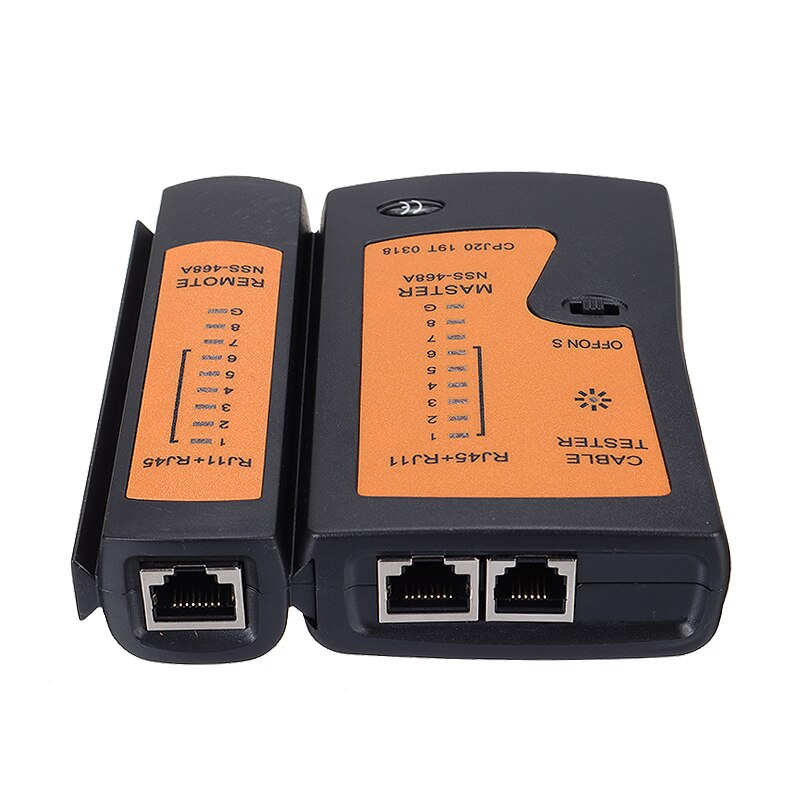 Network Cable Tester Test RJ45 RJ11 RJ12 UTP Lan Cable Detector Network Repair Tool Portable Network Cable Tester