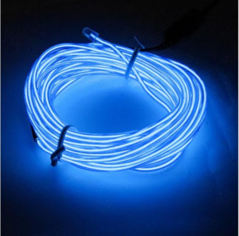 Bande LED Flexible 5 Mètres 5V USB Pour Ambiance Intérieure Voiture - Lumière D'atmosphère - Neuf