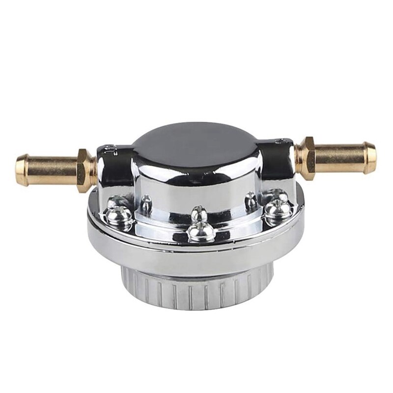 Fuel Pressure Regulator Kit, Adjustable 1-5 PSI, Suitable for Engine Carburetor Carbohydrates