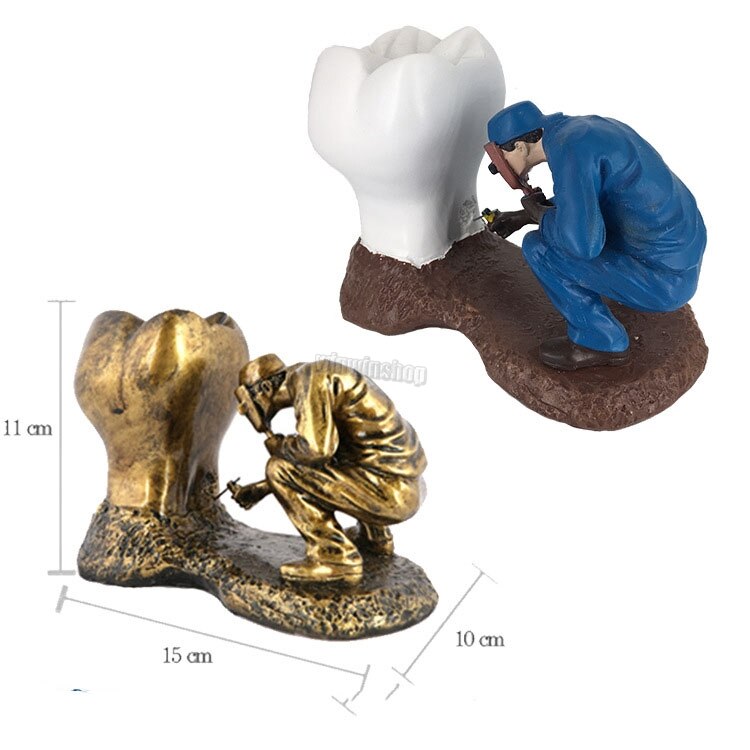 1Pc Dental Artware Tanden Handwerk Desktop Showcase Voor Tandheelkundige Kliniek Decoratie
