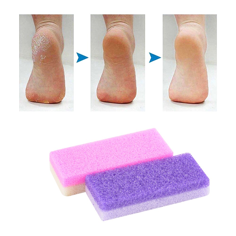 Esponja pómez para los pies, exfoliante para pedicura, dispositivo para moler los pies, herramienta para el cuidado de los pies