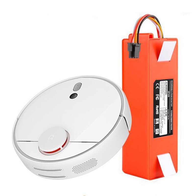 Robot dammsugare ersättningsbatteri för xiaomi robot roborock  s50 s51 s55 reservdelar tillbehör li-ion batteri 9800 mah