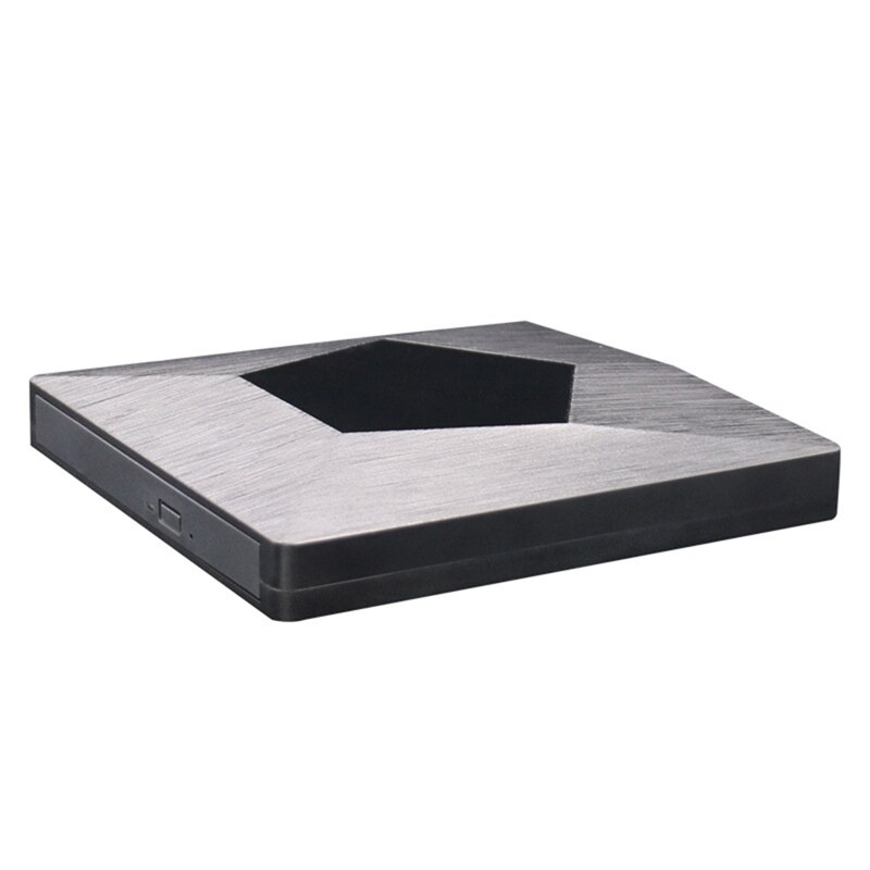 Unidad de disco USB 3,0 externo, lector de grabadora de CD DVD ultrafino de alta velocidad para ordenadores portátiles: Default Title