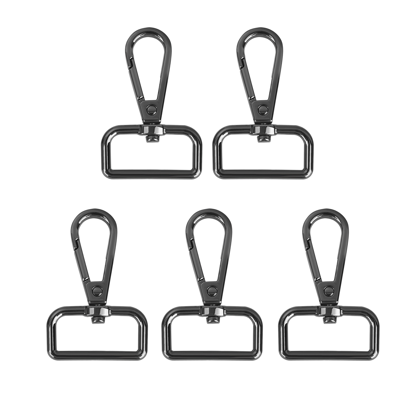 5PCS Alloy Metal Snap Hooks Clasps Strap Buckles Lobste Clip Hook For Keychain Bag Key Rings Making Bag Chain Part Craft Sewing: 3# / Antique Copper