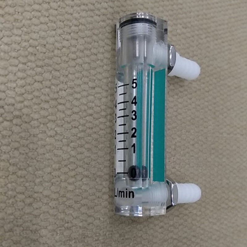 Flowmeter LZQ 1 Air Flow Rate Gauge 1~5LPM Oxygen Carbon Dioxide Measuring Flowmeter Gauge Water Flow Meter Recorder