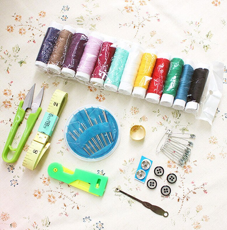 Large Sewing Box Case Household Portable Set Mini Tool Sewing Thread Multi-function Sewing Kits