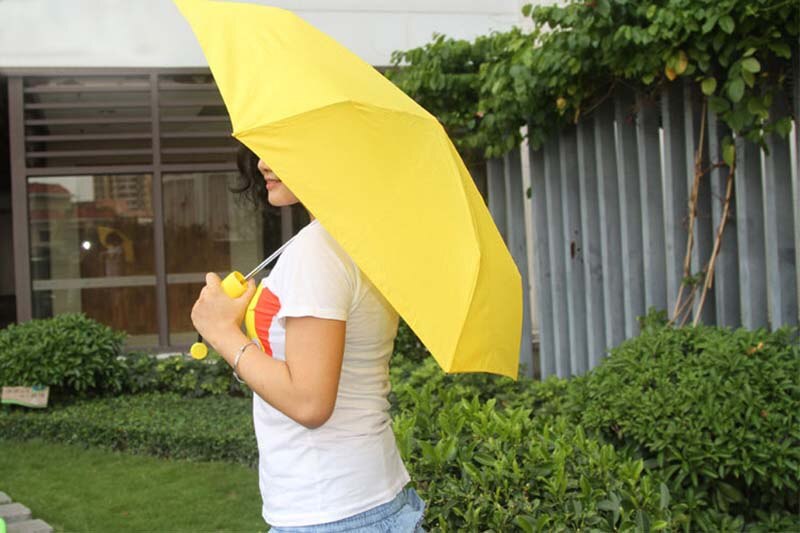 Banaan Paraguas Regen En Parasol Leuke Paraplu Voor Moschino Vrouwen Als Novelty Kids Bescherming Winddicht Opvouwbare Paraplu: Geel