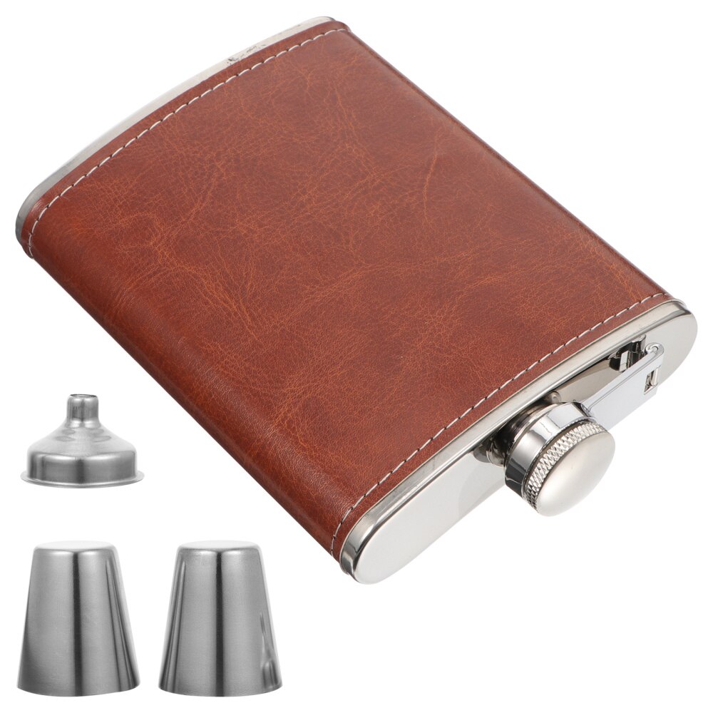 1 ensemble poche alcool flacon Style Vintage Portable alcool flacon
