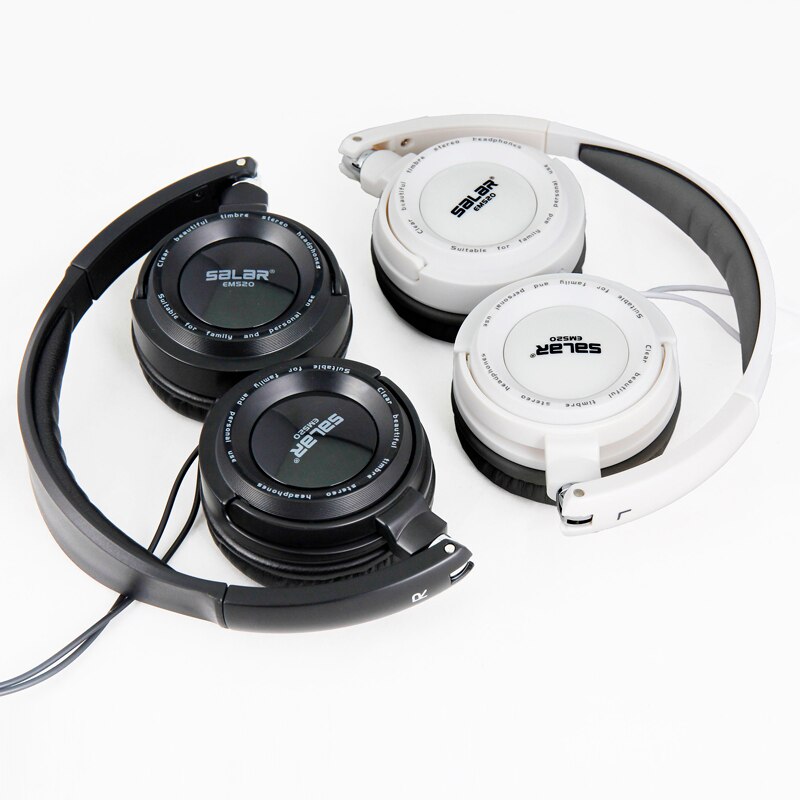 Salar EM520 DIEPE BAS Hoofdtelefoon Oortelefoon 3.5mm Opvouwbare Draagbare Verstelbare Gaming Headset Voor Telefoons Computer PC Muziek