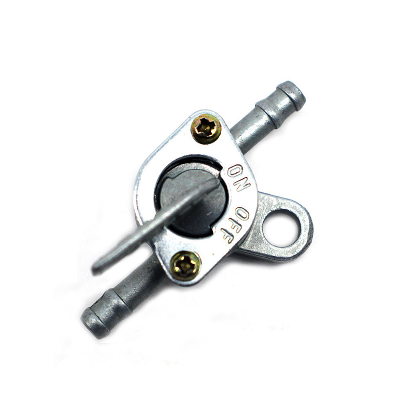 1 pçs da motocicleta scooter de combustível torneira válvula gás gasolina tanque combustível interruptor 6mm para moto mini auto chave anel em fora do motor acessórios