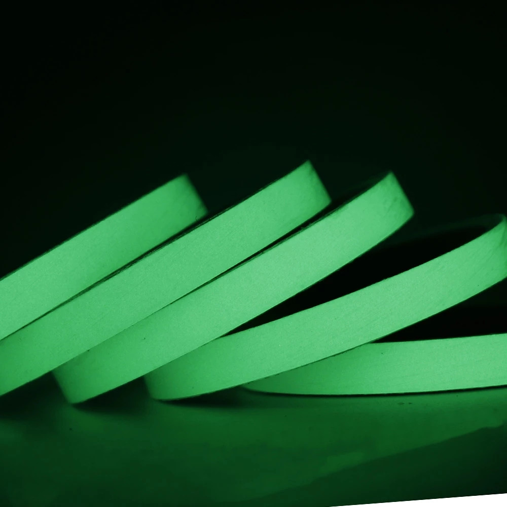 3m/roll Green Luminous Tape Self-adhesive Glow In The Dark Safety Stage Striking Warning Tape Luminous Warning Tape Home Sticker