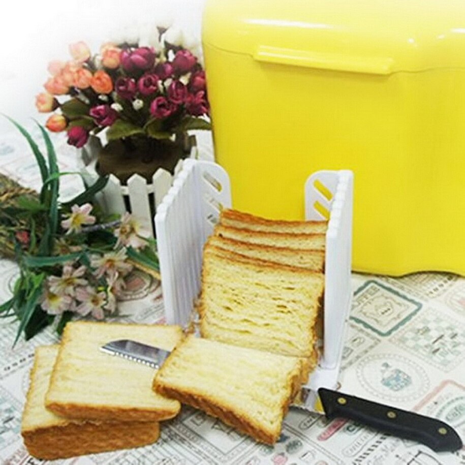 1pcs Professionele Brood Toast Cutter Slicer Snijden Cutting Guide Mold Maker Keuken Tool