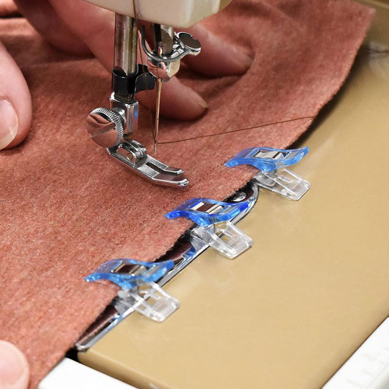 100 st /50 st flerfärgade klämmor, flerfärgade, syklämmor för quiltning och pyssel