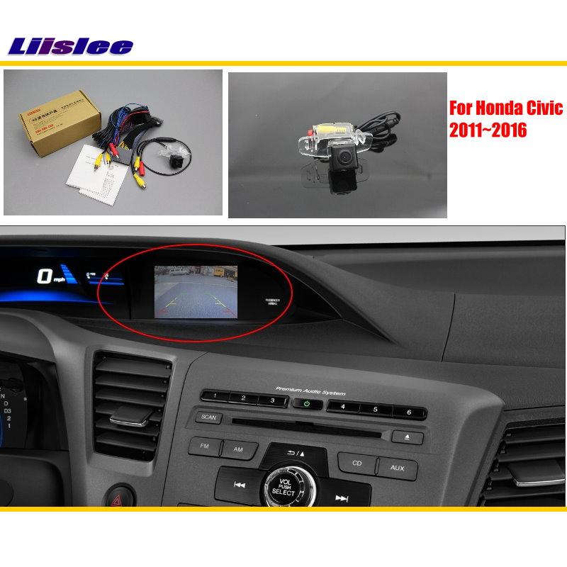 For Honda Civic (FB) Car Rear View Back Up Reverse Camera Sets / Original Screen Compatible / Parking Camera