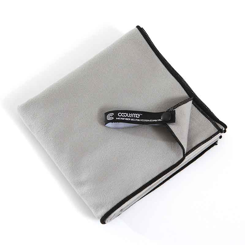 Portable Quick Dry Travel Towel Silicone Bag Absorbent Mini Compression Towel Outdoor Running Yoga Fitness Sport Cool Towel: mesh bag grey
