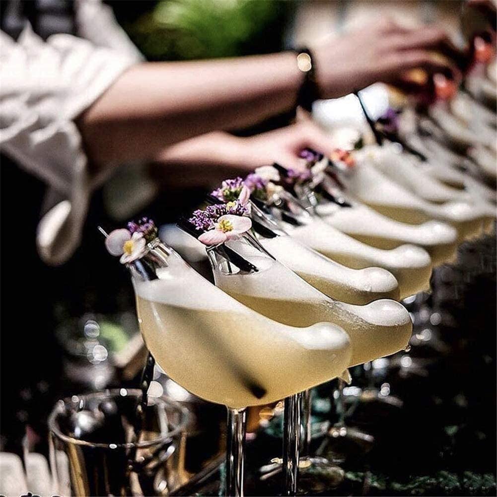 Glass Goblet Transparent Glass Cup Decorative Bird Shape Cocktail Glass For Home Bar Restaurant