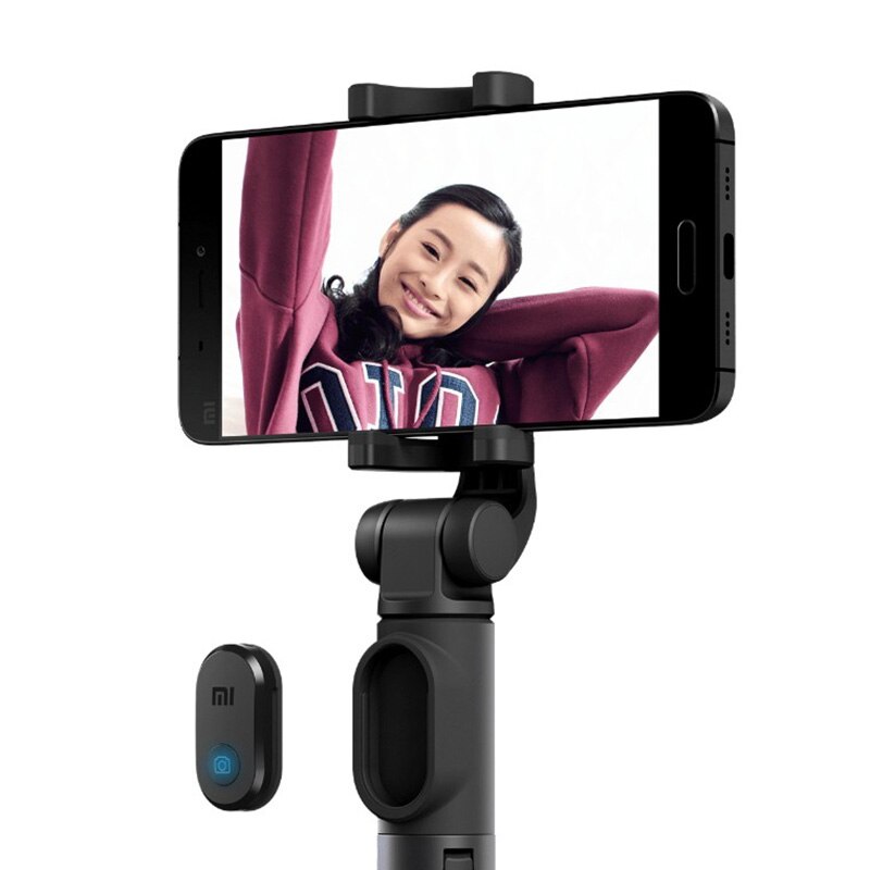 Xiaomi Selfie Stick Bluetooth 3.0 Monopod Self Timer Wireless Remote Shutter 2 in 1 Foldable Tripod for iOS/Android Smart Phone