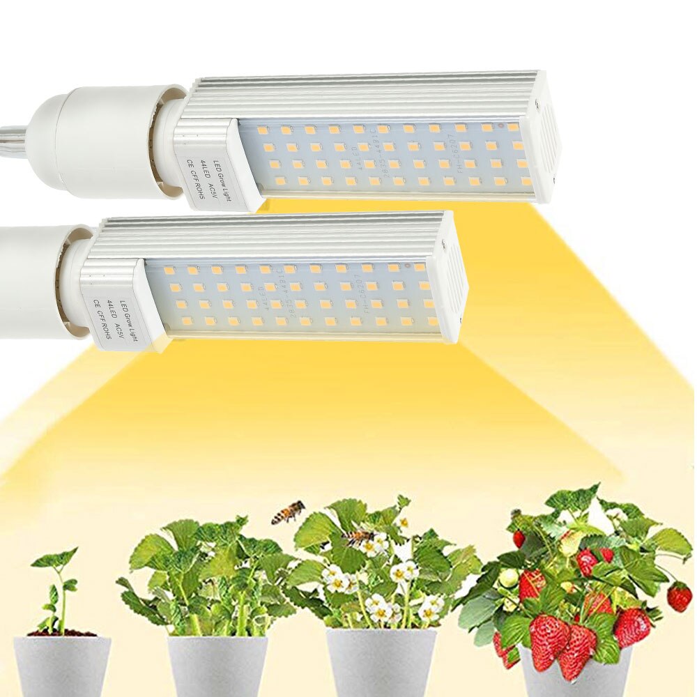 Phyto Lamp Volledige Spectrum LED Grow Light E27 Plant Lamp 45W 88LEDs Dimbare Planten Lampen Voor Planten Ingemaakte groente Bloem