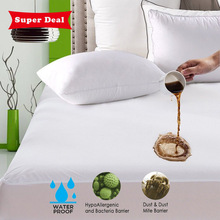 Turetrip Smooth Waterdichte Matrashoes Anti Mijten Matras Bed Cover Waterdicht Laken Bed Bug Proof Matras Topper
